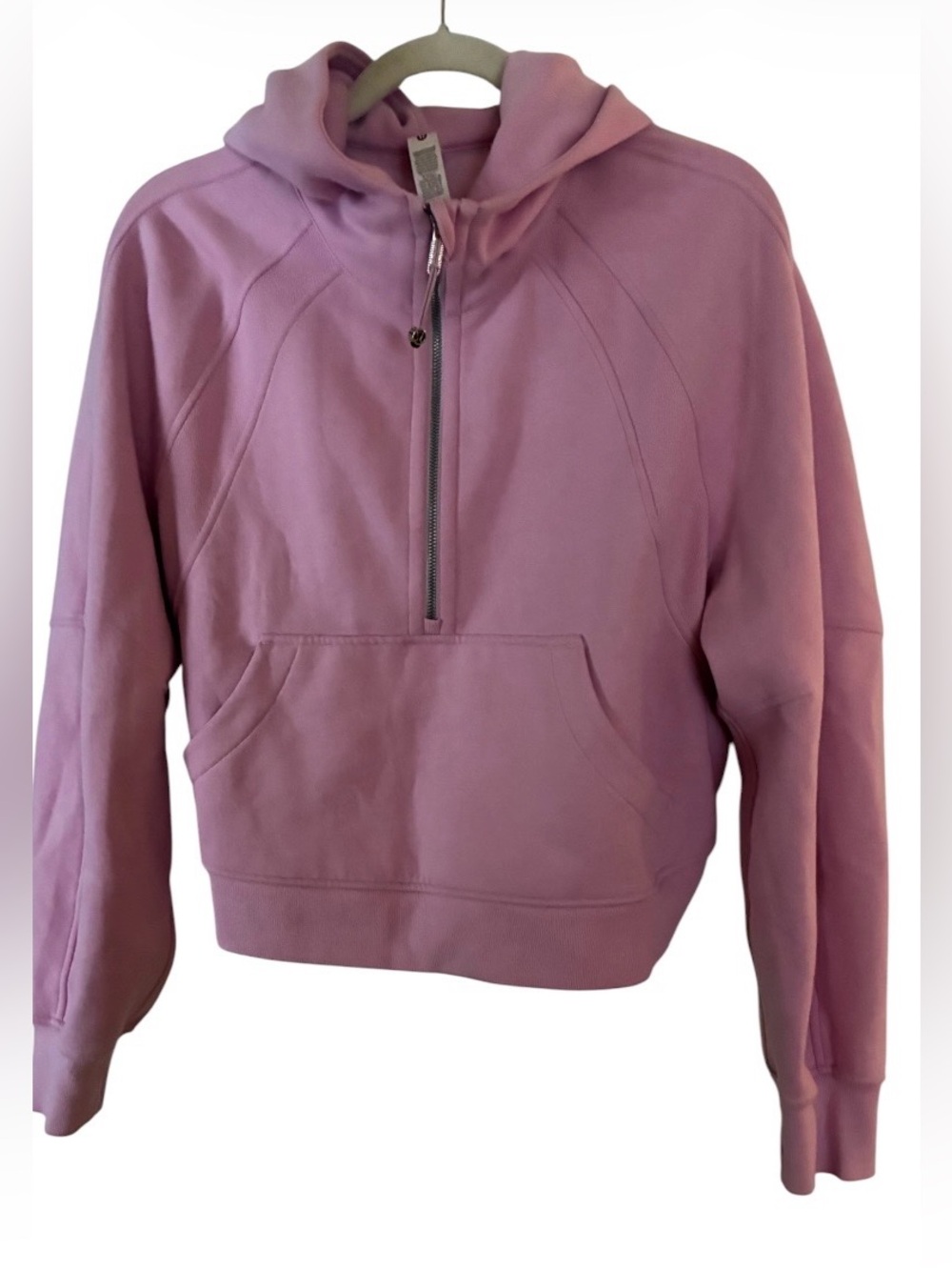 Lululemon Scuba Oversized Half-Zip Hoodie Pink M/L